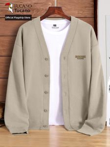TUCANO | Mens Autumn New V-Neck Heavyweight Cardigan Jacket