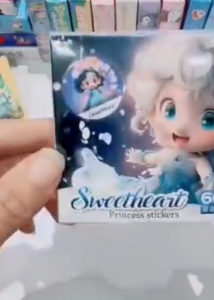 Set Pelekat Hadiah 礼盒装贴纸 Sticker Gift Box 小公主精美礼盒可爱童话贴纸套装多款图案 Little Princess Cute Fairytale Designs