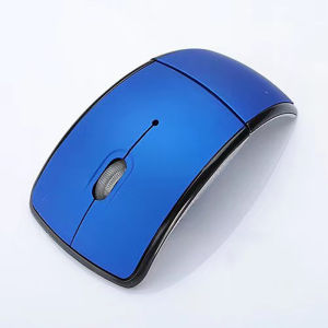 Folding 2.4G Wireless Lightweight Mouse Multi-Colors Foldable Office Thin Mouse For PC Computer For Home/School/Work/Travel