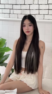 แฮร์พีชแบบช่อ เซ็ต 7 ชิ้น มีไฮไลท์ผสม ยาว 60 cm หนาพิเศษ 150 กรัม ไหมนุ่มเกรดพรีเมียม