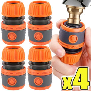 4/1pcs Garden Hose Quick Connector for 1/2 Inch Water Pipe Faucet Adapter Watering Irrigation Tube Connect Repair Extender Set
