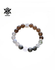 White Deer Crystal Bracelet Womens Colorful Protective Titanium Gift for Girlfriend Fashion Jewelry Silver Plating Gemstone