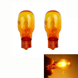 KEVANLY | KEVANLY 2pcs Natural white T15 W16W Glass Halogen light Reverse light Backup Lamp 12V Natural Amber Auto signal Parking light