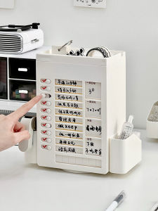 Self-Discipline Punch Clock Student Learning Time Manager Children Daily Winter Holiday Course Assignment Planner Desk Accessory