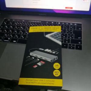 Bộ chuyển đổi hub USB Type-C to 2 hdmi HUB 12in 1  type c to 2 hdmi  rj45 1000 mbpsvgausb  sd  tf Máy tính xách tay laptop táotablet táo Trạm cắm USB Hub PD