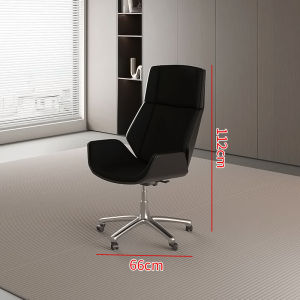 Black Minimalist Acrylic Desk with Drawer