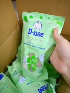 [HCM] Combo 3 Túi Nước Rửa Bình Sữa Dnee Thái Lan 550ml