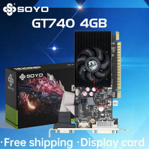 SOYO Half-height Graphics Cards NVIDIA GT740 4G/2G GDDR3 128bit Video Card For Desktop Gaming Computer Components GPU GT 740