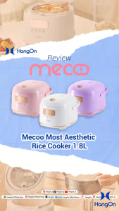 Mecoo Rice Cooker Most Aesthetic 1.8L UltraWarmth Low Watt 400W