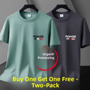 Áo Thun Nam Tay Ngắn Bằng Lụa Băng Mùa Hè Dáng Rộng Cổ Tròn Thời Trang Thường Ngày Cho Học Sinh