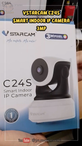 VSTARCAM C24S กล้องบ้านอัจฉริยะ | กล้องวงจรปิดไร้สาย 3MP หมุนได้ 345° | ดูผ่านมือถือ | มีไมค์สนทนา 2 ทาง | ติดตั้งง่าย | รับประกันศูนย์ไทย