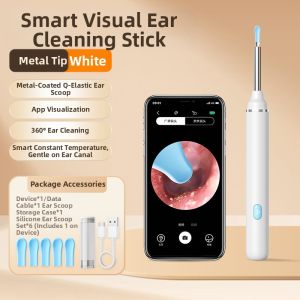 High Definition Visual Ear Spoon Smart Home Use Glowing Professional Ear Picking Tool Children Clamp Ear 2952 Stainless Steel
