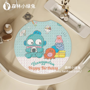 Thảm Phòng Tắm PVC Chống Trượt Hình Quái Vật Nước Thảm Phòng Tắm Chống Trượt Cho Trẻ Em Thảm Treo Tường Chống Trượt