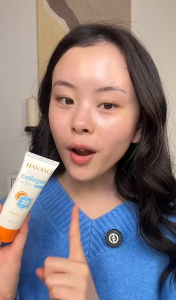 Hanasui Collagen Water Sunscreen SPF 30 - Ringan & Mencerahkan Kulit No Whitecast Tidak Kusam Berminyak