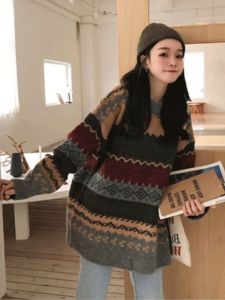 QIANSHUIYIYUN | Fashionable Casual Sweater