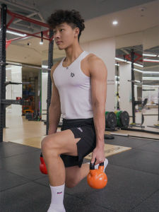 BALLHO ผู้ชายแขนกุด Quick-drying Moisture-wicking ฟิตเนส Bodybuilder Training Vest สําหรับบาสเกตบอลวิ่งฤดูร้อนสวมใส่