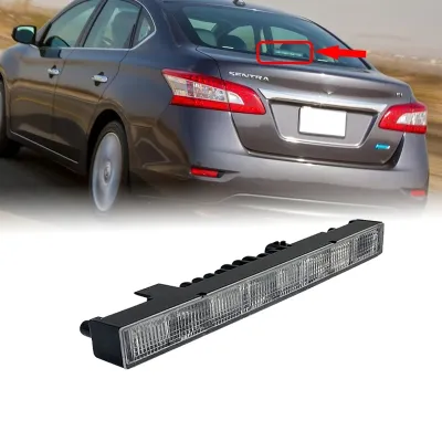 ไฟเบรกหลัง LED 3rd ระดับสูงที่สามสำหรับ Nissan Bluebird Sylphy Sentra B17 2012-2019ไฟสีแดงไฟเบรคเพิ่มเติม