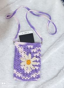 Tas Rajut camelia l slingbag l tas Hp