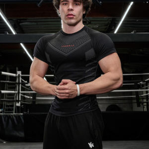 JSGJ | Mens Quick Dry Stretch T-shirt Fitness Wear