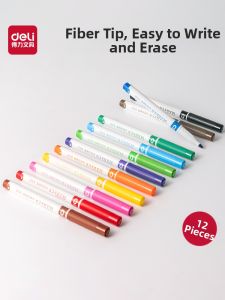 deli | Erasable Easy-to-Write Large Capacity Whiteboard Marker