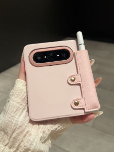 Purax Max Phone Case Pen Slot Double Axle Magnetic Thin Anti-drop