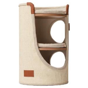 HOOPET | Space-saving Double-layer Sisal Cat Climber & Scratcher