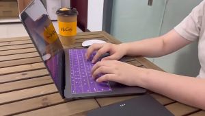 MAC079 - PREMIUM TAS JINJING SELEMPANG KANTOR LAPTOP ACER ASUS MACBOOK LENOVO 14 INCH ANTI AIR PRIA WANITA SLEMPANG WATERPROOF OXFORD POLYSTER