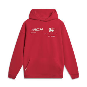 Li-Ning | Áo Hoodie Thun Dệt Kim Phong Cách Thể Thao