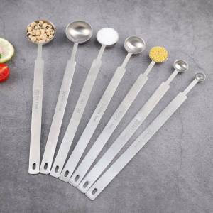 Stainless Steel Salt Spoon Baking Seasoning Spoon 1g 2g Kitchen Cooking Utensil Baking DIY Tools Measuring Spoon