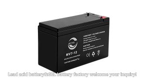MV7-12 UPS Battery 12V 7Ah 20hr 12 Volts 7 Ampere Rechargeable Valve Regulated Lead Acid (VRLA) Battery for UPS Solar Toy cars E-Bike Emergency Light Inverter replaces