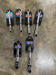 ประแจปากตายข้าง/แหวนฟรีข้าง พับได้/พับไม่ได้ เบอร์ 8-24 META