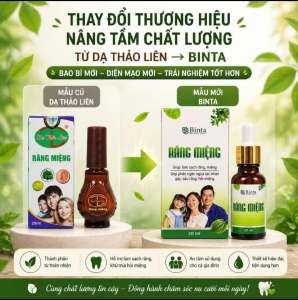 Tinh Dầu Răng Miệng Dạ Thảo Liên - Tinh Dầu Răng Miệng Binta ᴄhữa Sâu Răng Hôi Miệng Viêm Họng Viêm Lợi Amidan Viêm Tai Giữa Nấm Lưỡi Chảy Máu Chân Răng 20ml- 7ml