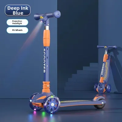 LIWAN | Flash LED Foldable Childrens Scooter