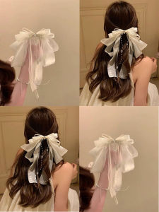 Romantic Moonlight Hairpins Fairy Tale Butterfly Knot Tassel Highlight Hair Accessories Top Clip Hair Styling Tool