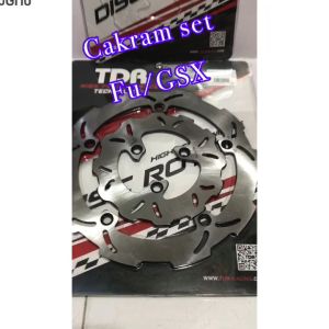Piringan TDR RACING GSX FU SHOGUN SP disc brake front rear shogun sp gsx fu f1 DISK CAKRAM VARIASI DEPAN SUZUKI SATRIA FU 150 GSX 150 SHOGUN 125 SP FU F1 merk tdr racing
