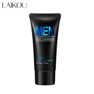 LAIKOU Men Facial Cleanser Face Wash Moisturizing Man Skin Care Oil Control Blackhead Remove Scrub Men Cosmetics Deep Norishing