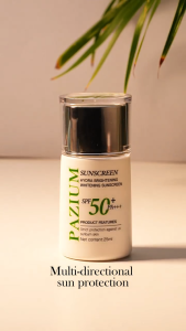 PAZIUM SPF50 PA+++ Sunscreen Cream Waterproof Sweatproof Long Lasting Whitening UV Protection Lightweight Face Body Sunblock Mist 水光美白防晒霜