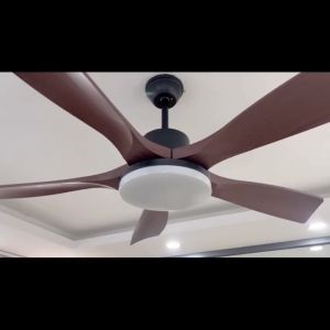 Đèn quạt led hiện đại - Quạt trần trang trí - Đèn quạt cánh nhựa Qvifa-94 lắp bệnh viện phòng họp công ty phòng khách
