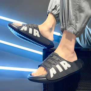 Trendy Mens Slippers Summer Outdoor Wear Anti-Slip Odor Resistant Beach Casual Sports Flat Sandals Thick Bottom EVA Slippers