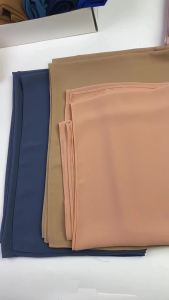 6pcs/box Premium Chiffon Hijab Scarf Wrap Solid Color Shawls Headband Muslim Hijabs with Gift Box Headscarf Foulard Femme