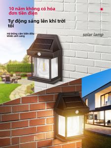 JUCHUENG | Solar Waterproof Induction Wall Light