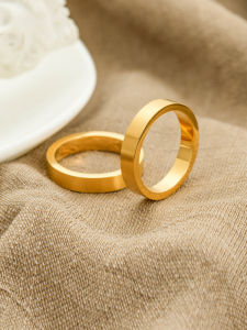 Simple Stylish Couples Titanium Steel Ring