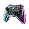 จอย Bluetooth PC, Android, IOS, Nintendo Switch เป็น Joystick Gamepad จอยไร้สาย แบตเตอรี่ในตัว Wireless Gaming Controller รองรับ Touch pad จอยสติ๊ก Touchpad. 