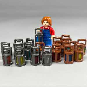 Đèn Cầm Tay Đèn Lồng Đèn Pháo Sáng Phụ Kiện Khối Xây Dựng Nhỏ Sản Phẩm Mô Hình Đồ Chơi Mô Phỏng Trung Quốc Sản Xuất