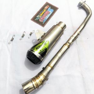 leheran leher knalpot racing Norifumi GTX Jupiter z Z1 Vega R ZR Supra x fit Supra x 125 Blade smash Shogun axelo kharisma Astrea inlet 50 mm