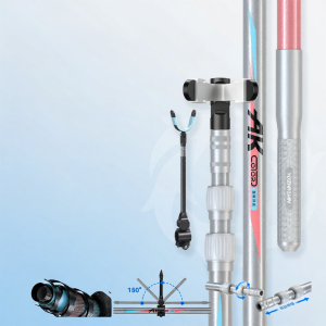 YUZHIYUAN | Fishing Pole Stand Head Accessories Rear Hang Ground Insert Carbon Material
