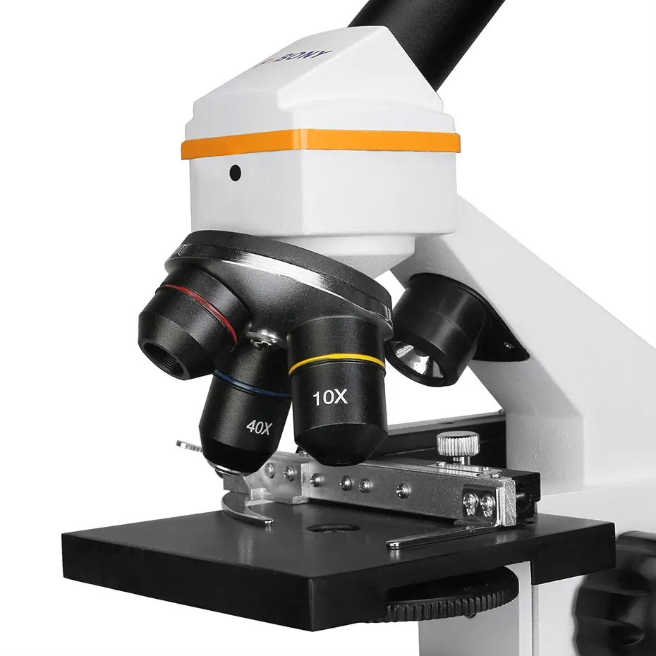 SVBONY SV605 Microscópio De Luz Led 80X-1600X Biológico De Barril Duplo Para Estudantes I.274517927