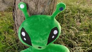 15/25CM AFTONSPARV Green Alien Kawaii Plush Toys Alien Soft Stuffed Anime Dolls For Kid Birthday Christmas Gift Valentines Day
