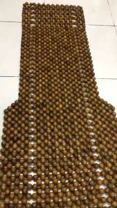 Đệm Lót Đàn Ghế Xe Ô Tô Hạt Gỗ Bách Xanh Cao Cấp Hạt 1.2cm ( Hình thật )