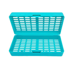 Dental Instruments Sterilization Box Autoclavable Plastic Container Tray Disinfection Instrument Storage Case Tooth Tool Holder